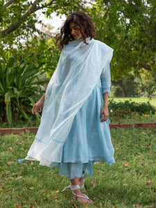 Sakura Powder Blue Kurta Set