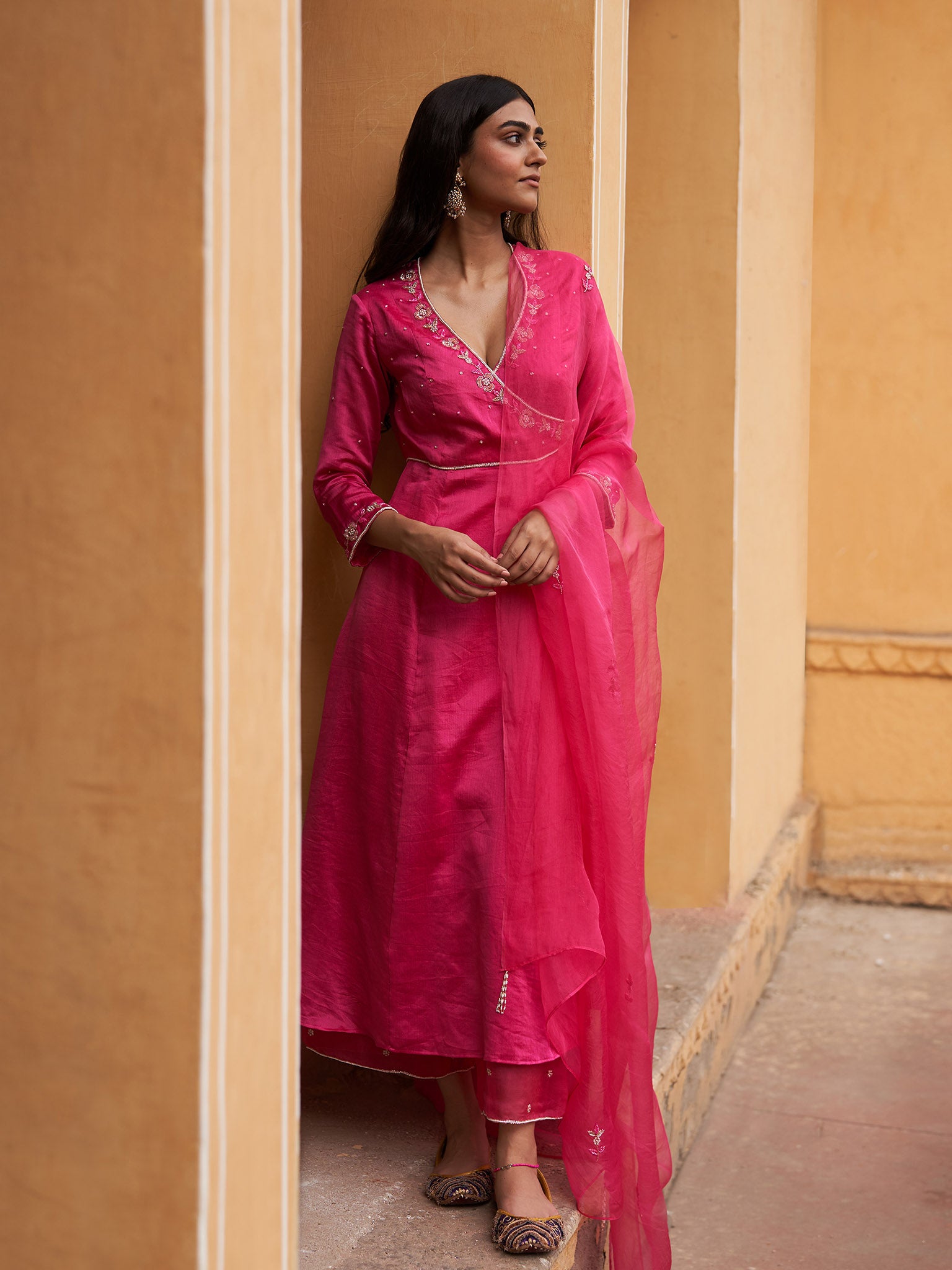 Hot Pink Lily Kurta Set