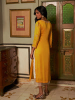 Load image into Gallery viewer, Mustard Yellow Kurta Set
