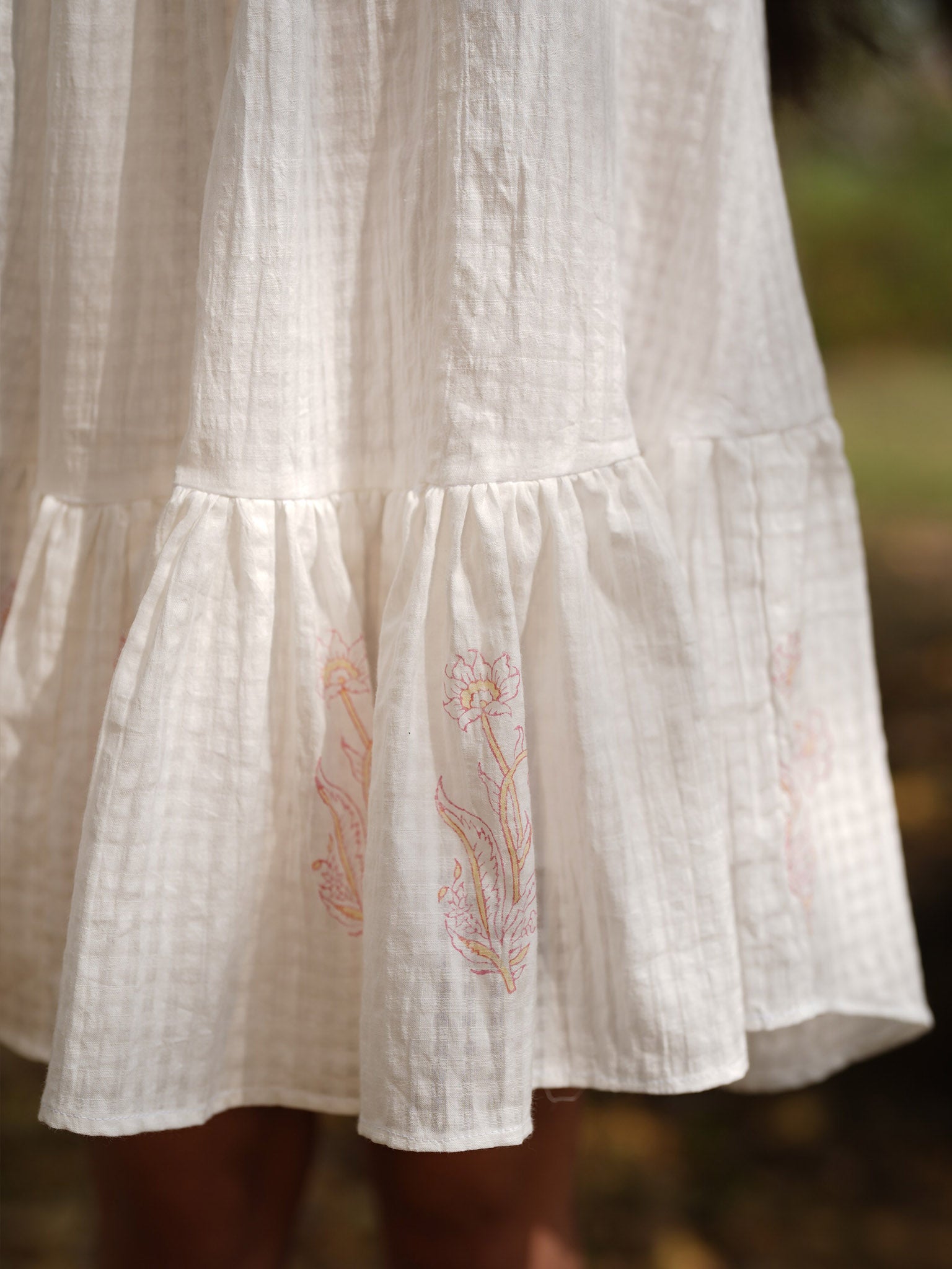 Daydream White Handloom Dress