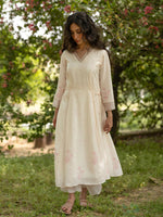 Load image into Gallery viewer, Sakura Ivory Kurta Set
